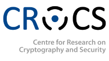 The official logo of Centre for Research On Cryptography and Security (CRoCS)