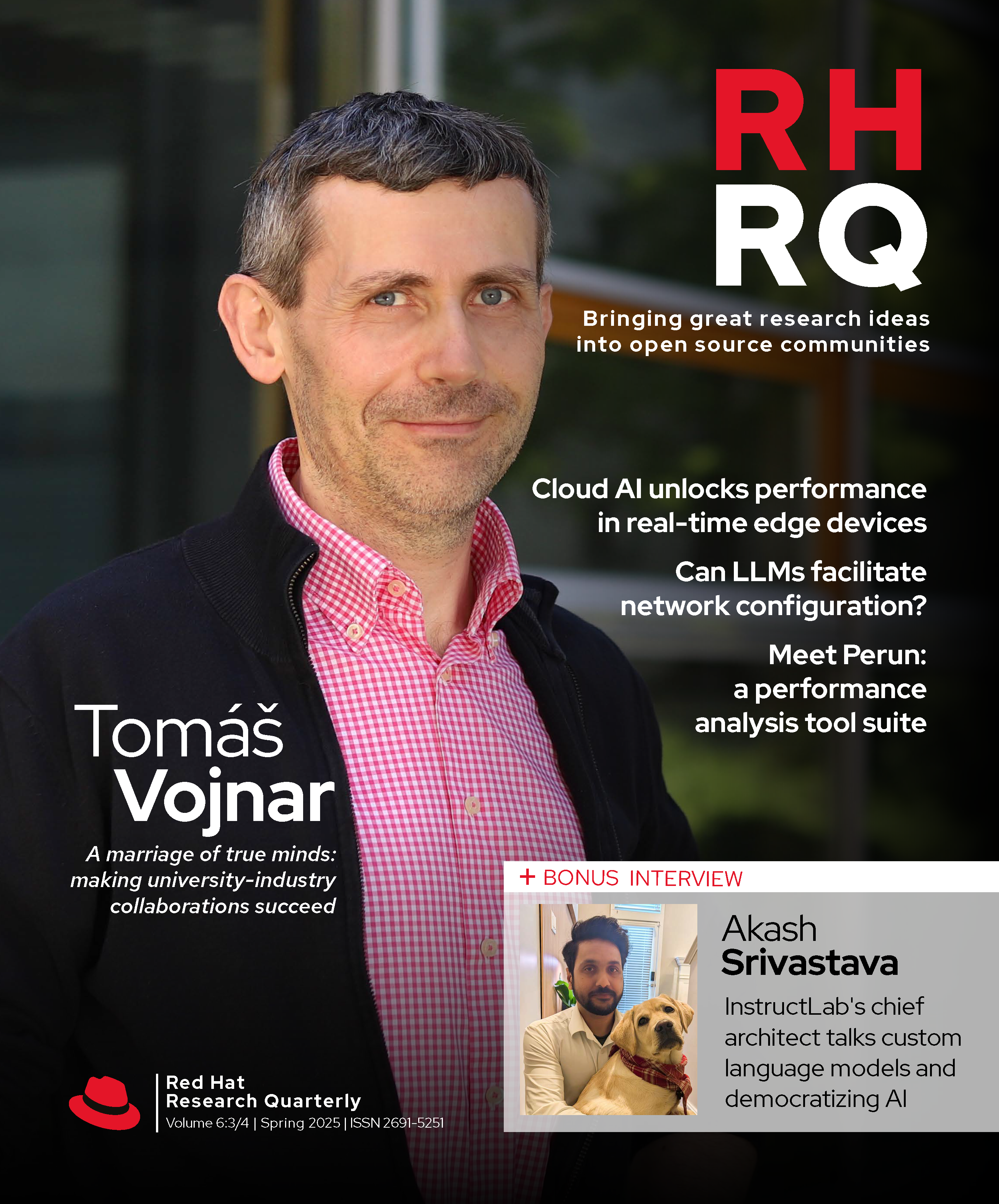 RHRQ Issue August 2022 cover with Tomas Cerny, professor at Baylor University