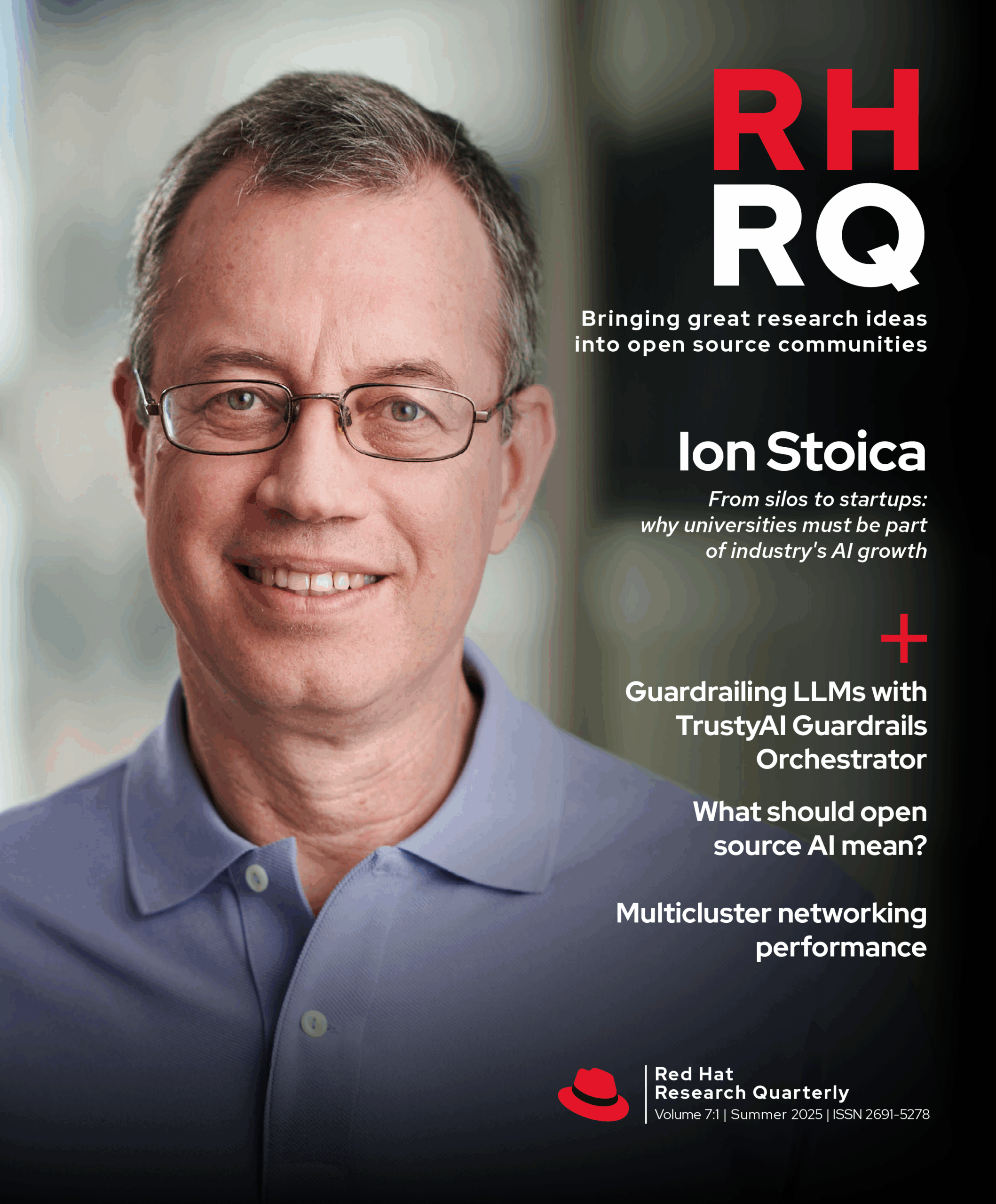 RHRQ Issue August 2022 cover with Tomas Cerny, professor at Baylor University