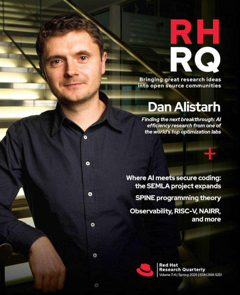 RHRQ Spring 2026 cover with Dan Alistarh